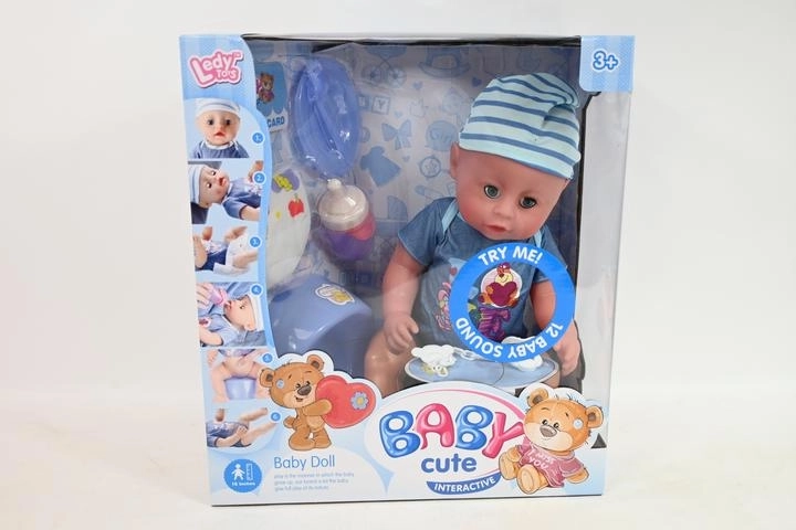 Baby doll with sounds – set - 1 piece