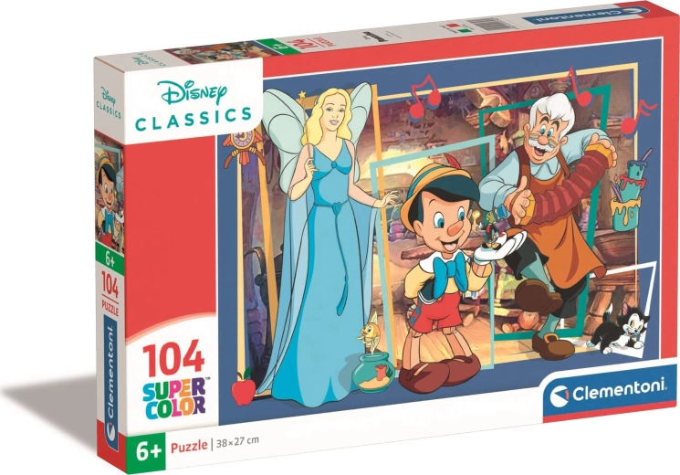 CLEMENTONI Puzzle Disney Pinocchio 104 pieces