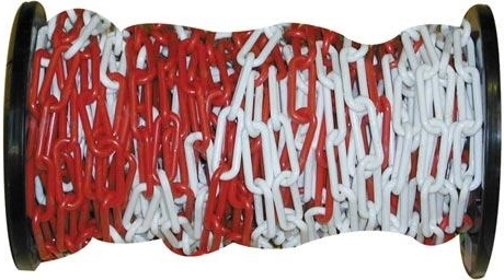 Plastična varnostna veriga rdeče-bela 30 m