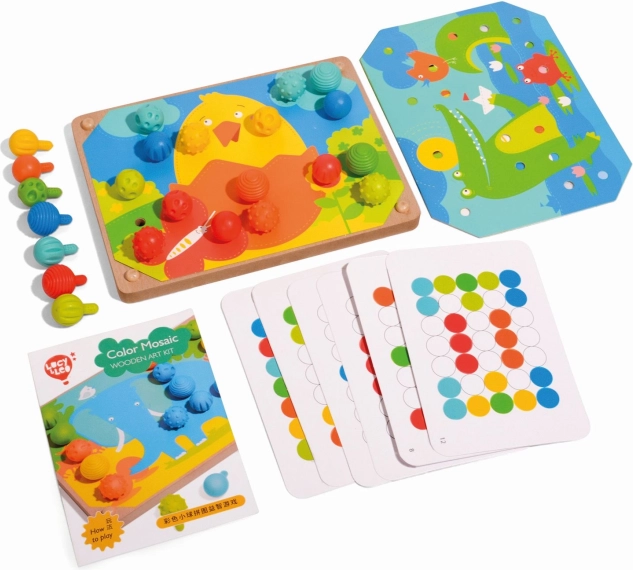 Mozaika in vezenje s čepki