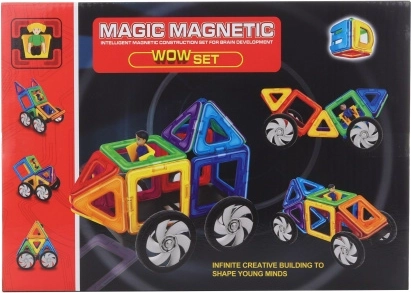 Magnetna konstrukcijska igra za otroke, 16 kosov