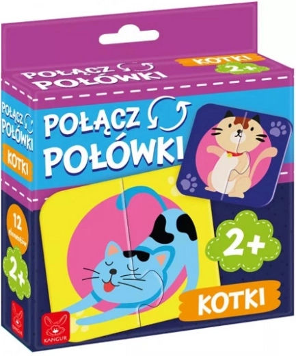 Parni sestavljanka vesele muce