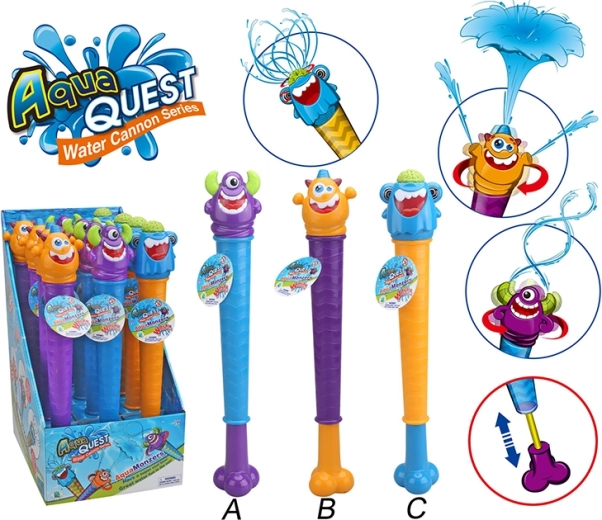 Vodna pištola Pošast z vrtljivo glavo 45 cm