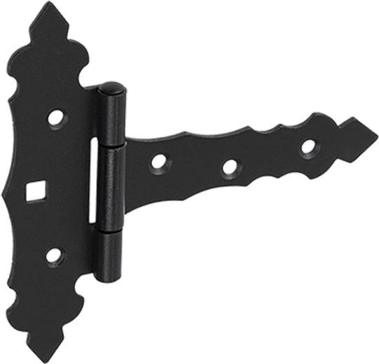 Okrasni tečaj črne barve 100 × 35 × 130 × 2 mm