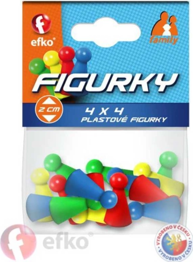 EFKO Family barvne figurice za namizne igre (16 kosov)
