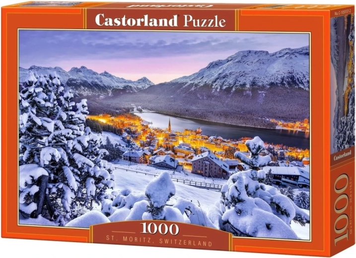 Sestavljanka Castorland St. Moritz, Švica – 1000 kosov