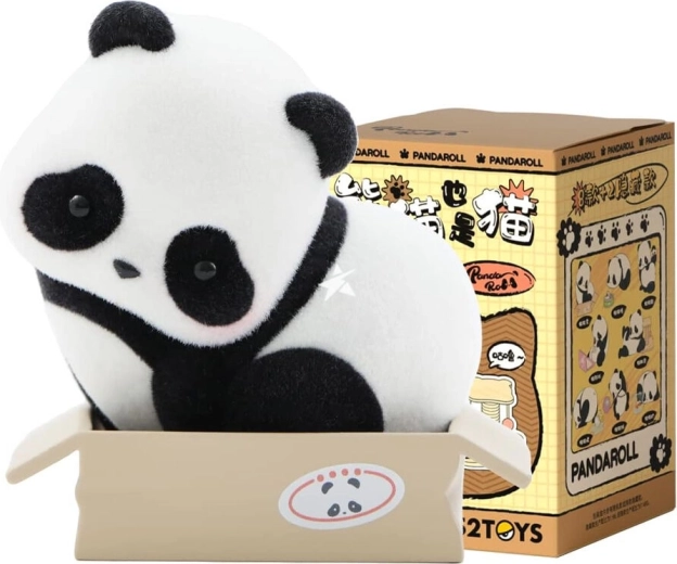Zbirateljska figurica 52TOYS Panda Roll Panda kot mačka - 1 kos