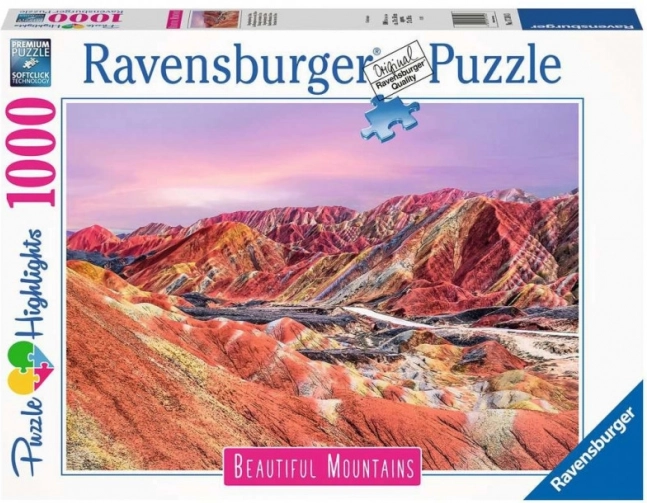 Ravensburger puzzle mavrične gore 1000 kosov
