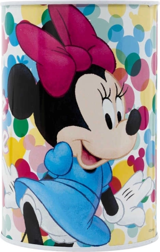 Disney Minnie Mouse Coin Bank, Cylinder 10 × 15 cm - 1 piece