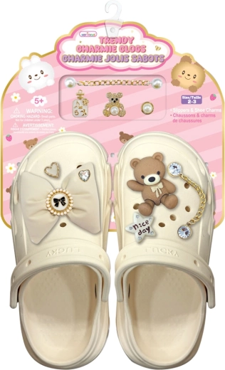 Children's sandals with accessories Teddy Bear