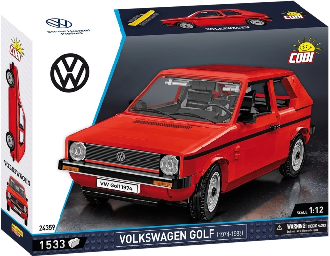 Cobi Volkswagen Golf (1974–1983) 1:12 gradbeni komplet