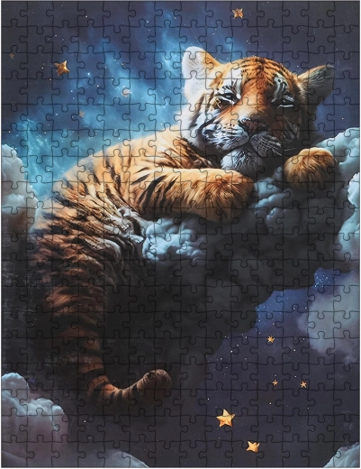 Tiger in the Clouds Puzzle, 300 Pieces