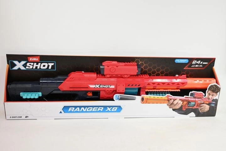 X-Shot Excel Ranger X8 blaster za penaste puščice
