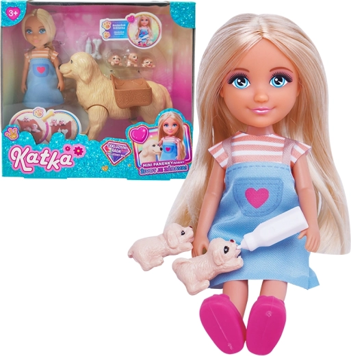 punčka Katka z ljubkim psom