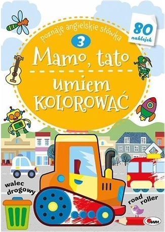 Mama, oče, znam barvati – izobraževalna pobarvanka z nalepkami