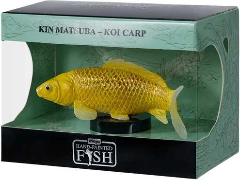 Mojo figurica koi krap Kin matsuba v predstavitveni škatlici
