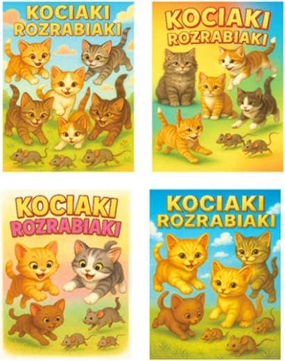 Darilna vrečka M z motivom mačk