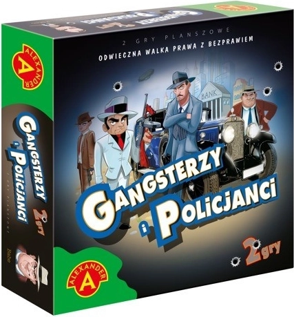 Gangsterji in policisti – napeta družinska namizna igra ALEXANDER