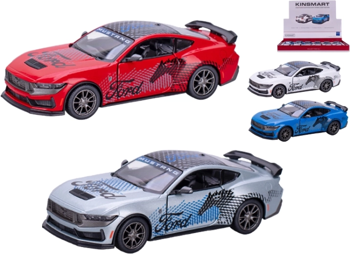 Kinsmart Ford Mustang Dark Horse livery kovinski model 1:38