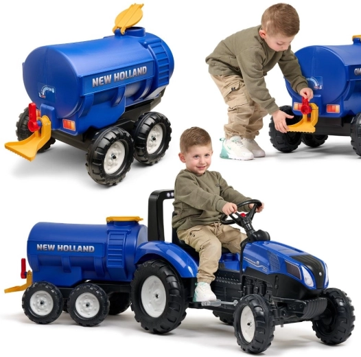 Falk prikolica cisterna s pipico NEW HOLLAND – modra