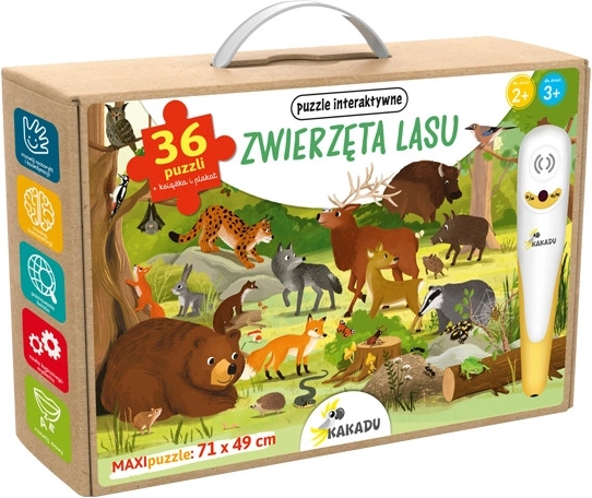 Kakadu govoreče puzzle gozdne živali