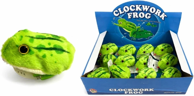 Wind-up Frog – Mechanical Jumping Toy