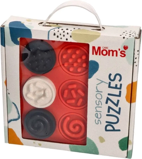 Kontrastni senzorični sestavljanki – obročki 6m+ Mom's Care