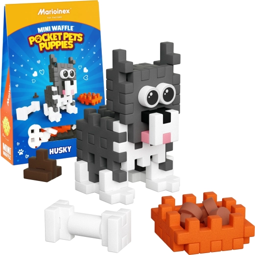Konstruktor Mini Waffle Pocket Pets – haski