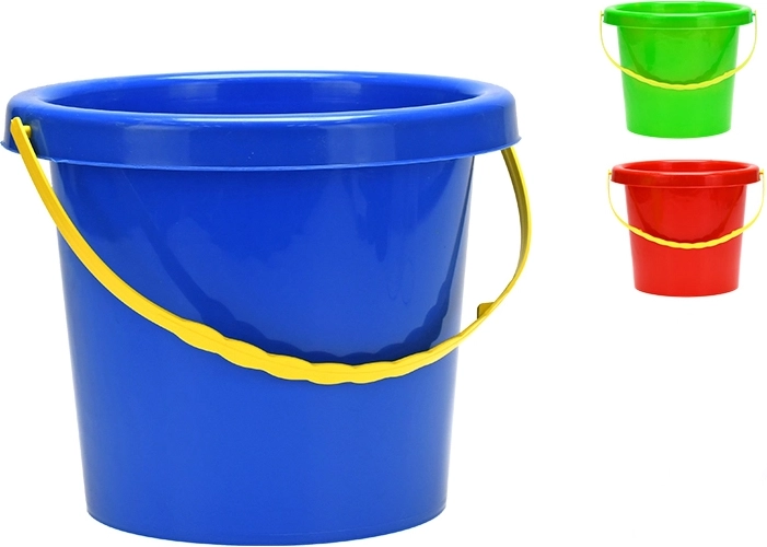 Plastično vedro za otroke 20 cm, mešanica barv