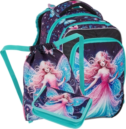 Bagmaster Beta school set for first graders – fairy