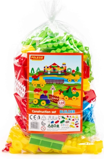 Builder Construction Set 128 Pieces - 1 Piece