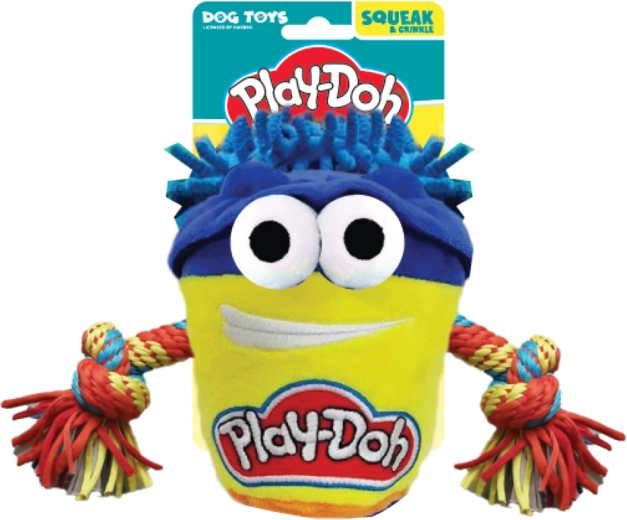 Plišasta vlečna igrača za pse HASBRO Play-Doh z vrvjo 18 cm