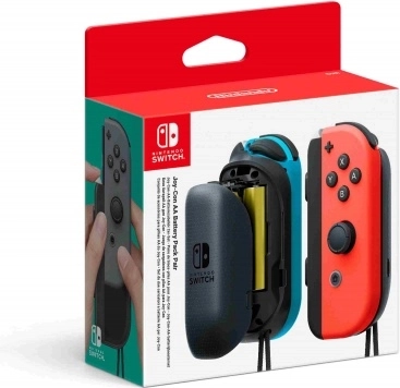 Joy-con aa battery pack – par zunanjih baterijskih gripov za nintendo switch