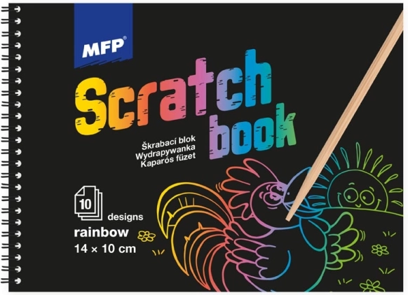 Praskalnik blok 14x10cm, mavrica