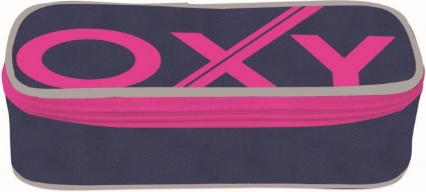 Šolska peresnica Oxybag komfort enonadstropna Blue Line Pink