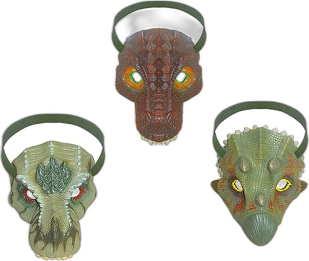 Maska dinozaver 19 cm (3 vrste) – 1 kos