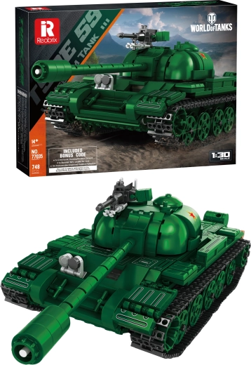 Komplet za sestavljanje tanka Type 59 World of Tanks – 748 kosov