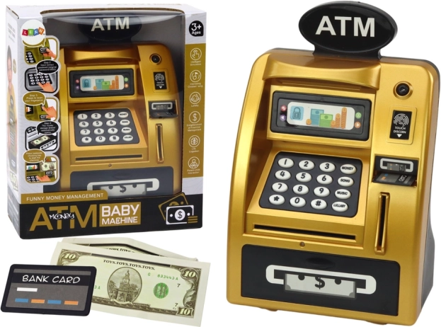 Otroški bankomat - Učenje varčevanja