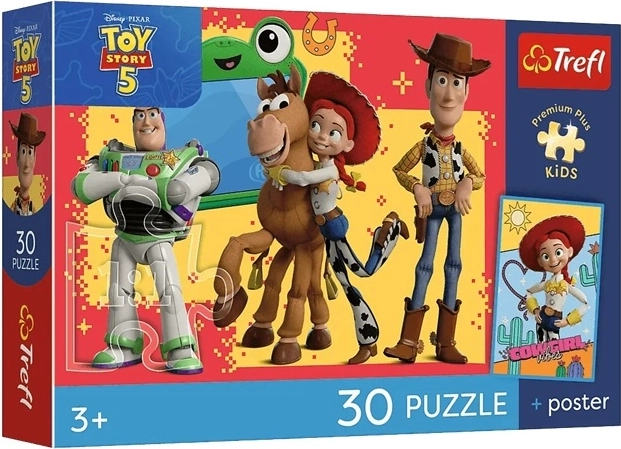 Sestavljanka Premium Plus Kids Toy Story – Svet igrač (30 kosov)