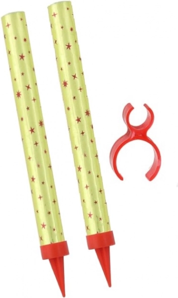 Zlata zabavna fontana z držalom za steklenico