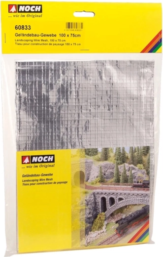 Noch aluminijasta mrežasta tkanina za modelni teren 100 × 75 cm