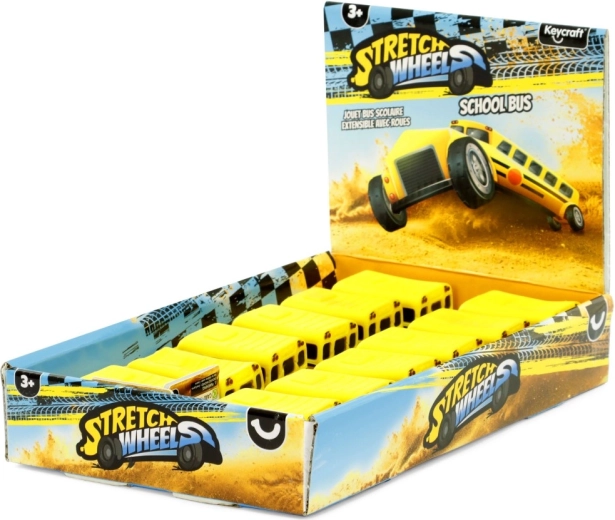 Raztegljiv antistresni šolski avtobus – stiskalna in raztezna igrača