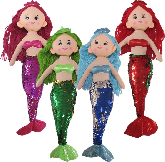 Pletena punčka morska deklica 50 cm – 4 vrste