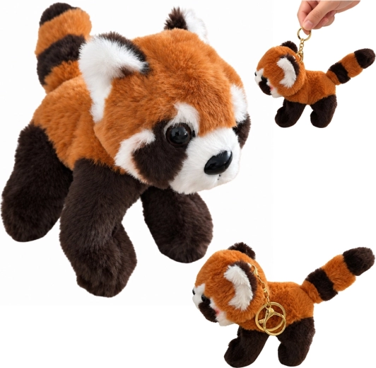 Keychain with Plush Panda