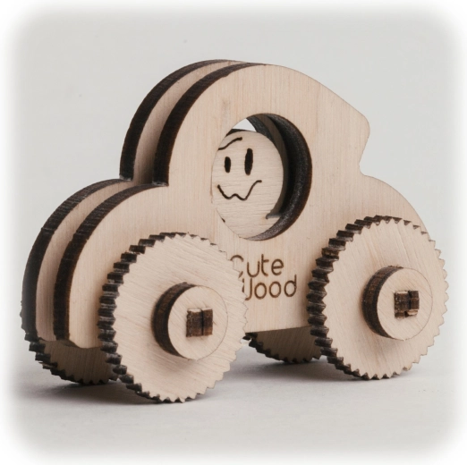 Cutewood lesena 3D sestavljanka mini hrošč