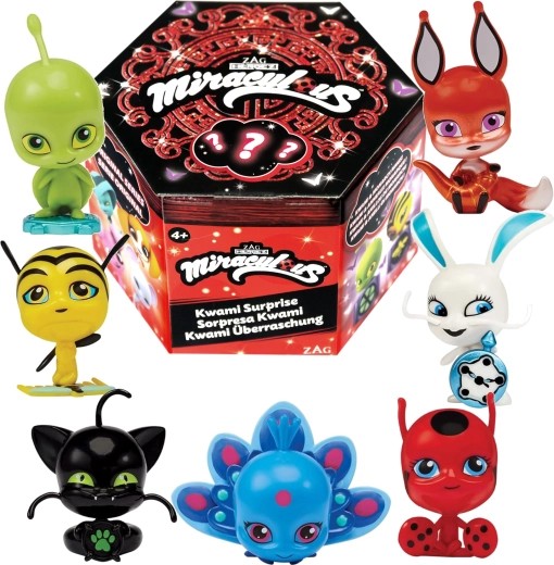 Miraculous kwami surprise box – surprise figurine (Ladybug and Cat Noir)