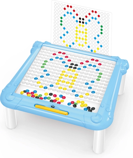 Magnetna tabla z labirintom, modra, 34 cm