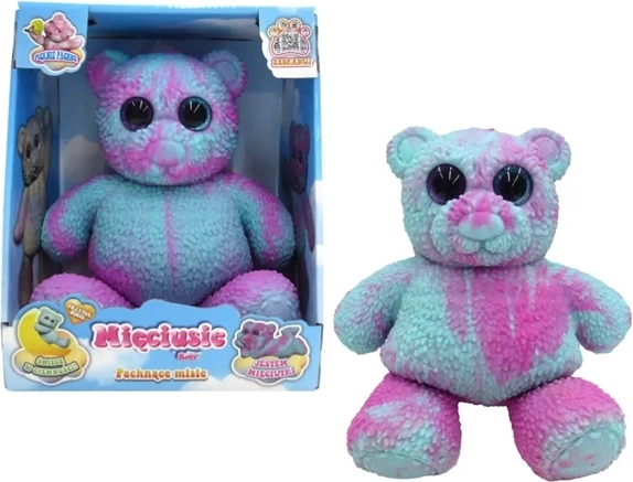 Epee Mięciuś mehkučkasti medvedek 28 cm, mintno-rožnat