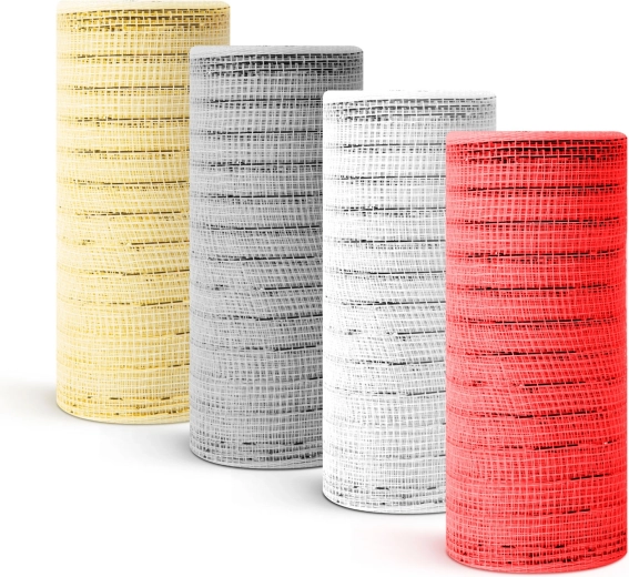 Božična dekorativna mrežica 4,5 m × 15 cm – 1 kos