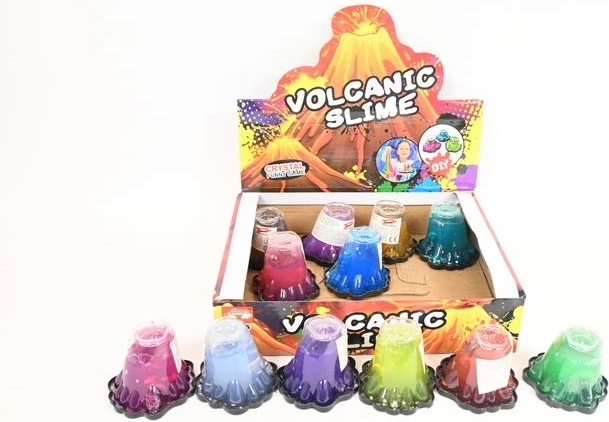 Slime Wulkan otroški sluz z vulkanskim učinkom (displej 12 kos)